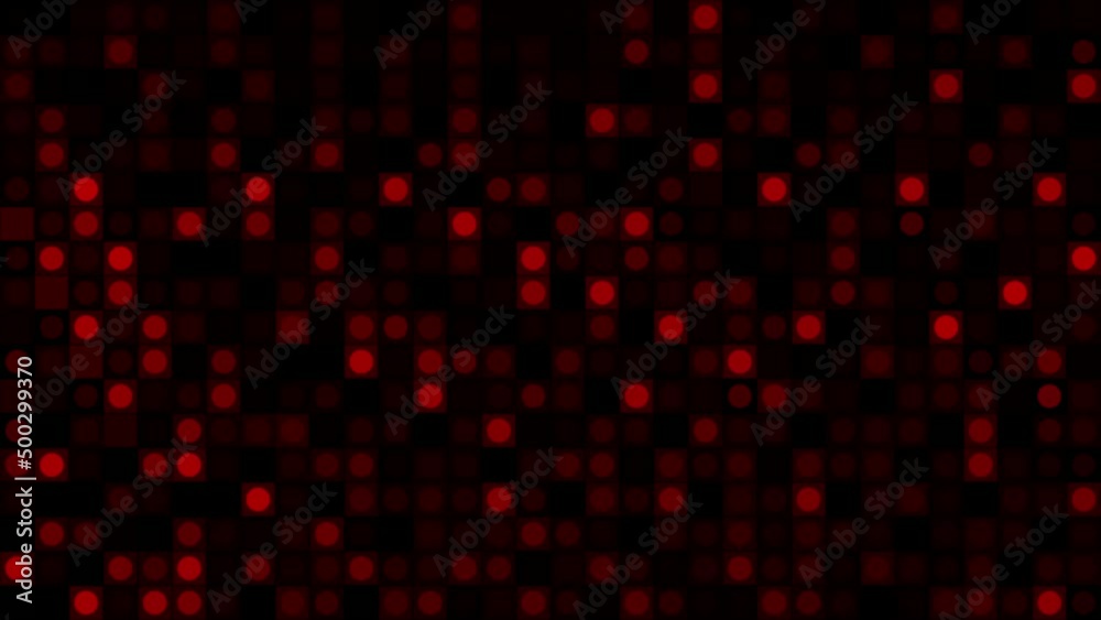 Poster disco background with moving glowing squares. motion. retro background with moving squares in style 