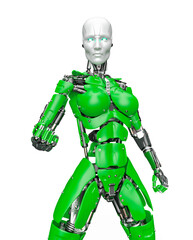 amazing robot is angry