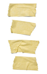 Obraz premium adhesive tape sticky duct masking scotch background torn paper piece label message note repair