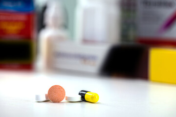 controlled drug, called in Brazil as tarja preta, sale only with medium prescription