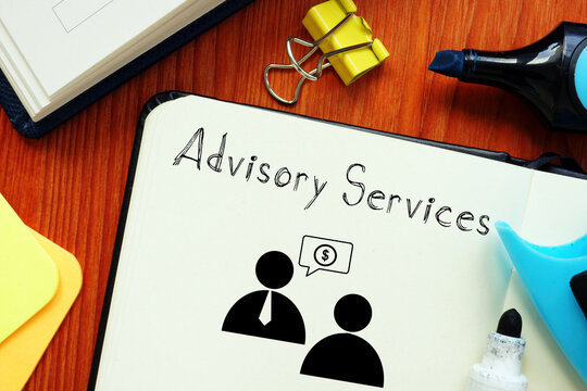 Advisory services is shown using a text