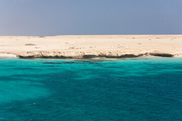 Egypt. Woman in Mahmya beach