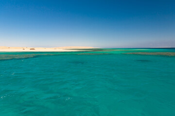 Egypt. Woman in Mahmya beach