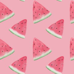 watermelon seamless pattern