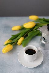 Tulips and espresso
