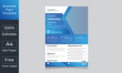 Corporate Business Corporate Digital Marketing Agency Flyer Template Design
