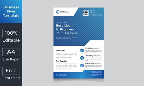 Business Corporate Digital Marketing Agency Flyer Template Design