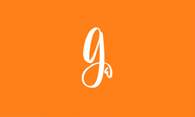 initials alphabet logo icon vector G heart