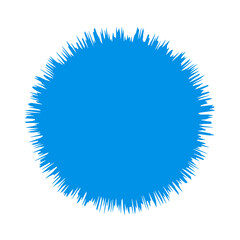 Fototapeta premium Abstract radial, geometric vector design element. Non figurative circular decoration element