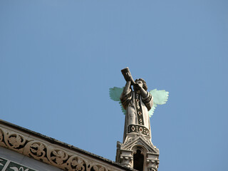 San Michele in Foro church - Lucca , Tuscany. San Michele in Foro is a Roman Catholic basilica...