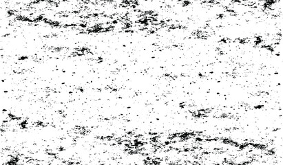 Small uneven spots and particles of debris. Abstract vector texture. Distressed uneven background. Grunge texture overlay with fine grains isolated on white background. Vector illustration. EPS10.