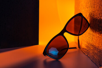 sunglasses on the table