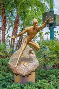 Frozone Gold Statue 50th Anniversary Disney