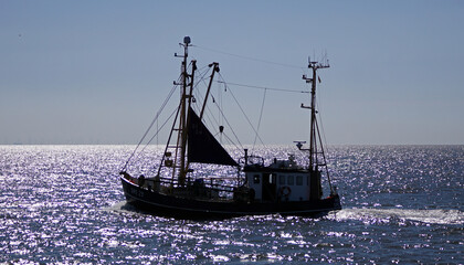 Krabbenkutter vor Norderney