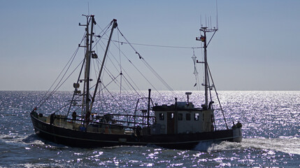 Krabbenkutter vor Norderney