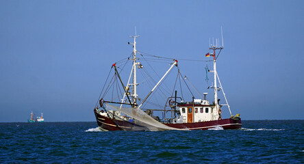 Krabbenkutter vor Norderney