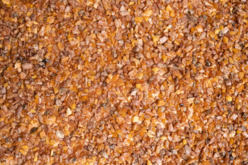 Small amber. Selective focus. Close-up, background and texture