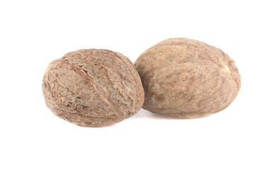 nutmeg isolated on white background