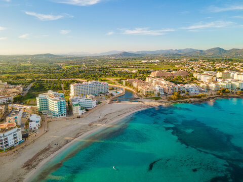 S'Illot Beach from Drone