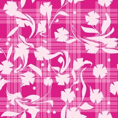 Seamless Pattern With Floral Motifs able to print for cloths, tablecloths, blanket, shirts, dresses, posters, papers.