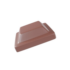 Chocolate bar. Cocoa sweets Helps to relax when eating. 3d render.