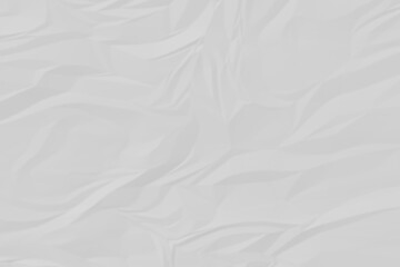 crumpled white paper background close up