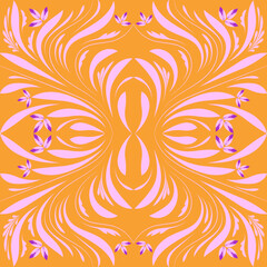 Folk flowers print Floral pattern Ethnic art