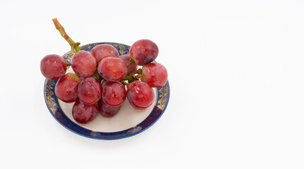 Fresh grapes. Wine grapes. Fresh fruit.