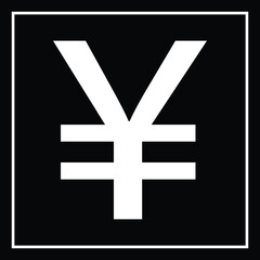Obraz premium yen currency symbol
