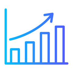 growth gradient icon