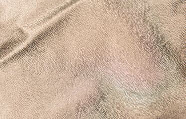 gold color leather background or texture