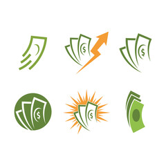 Money dollar vector logo