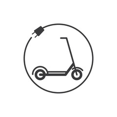 Scooter icon vector