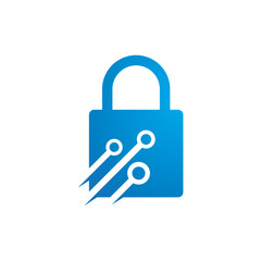 Padlock illustration vector design