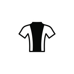 Shirt, Fashion, Polo, Clothes Solid Line Icon Vector Illustration Logo Template. Suitable For Many Purposes.