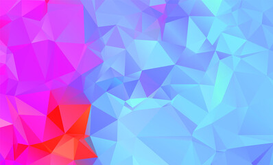 Colorful  polygon background or frame. Abstract Rectangle Geometrical Background. Geometric design for business presentations or web