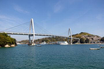 ゆめしま海道 弓削大橋（愛媛県上島町 弓削島と佐島）