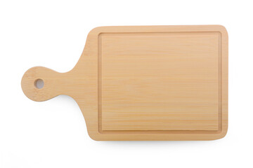 wood plate isolated on white background