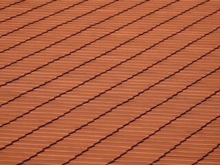 brown tile of roof pattern