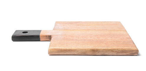 New cutting board on white background