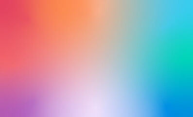 Rainbow colorful shinny gradient background banner vector template.