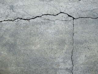 texture of crack concrete floor