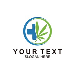 symbol icon Illustration Of cross and leaves inspiration