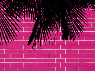 pink brick wall texture background