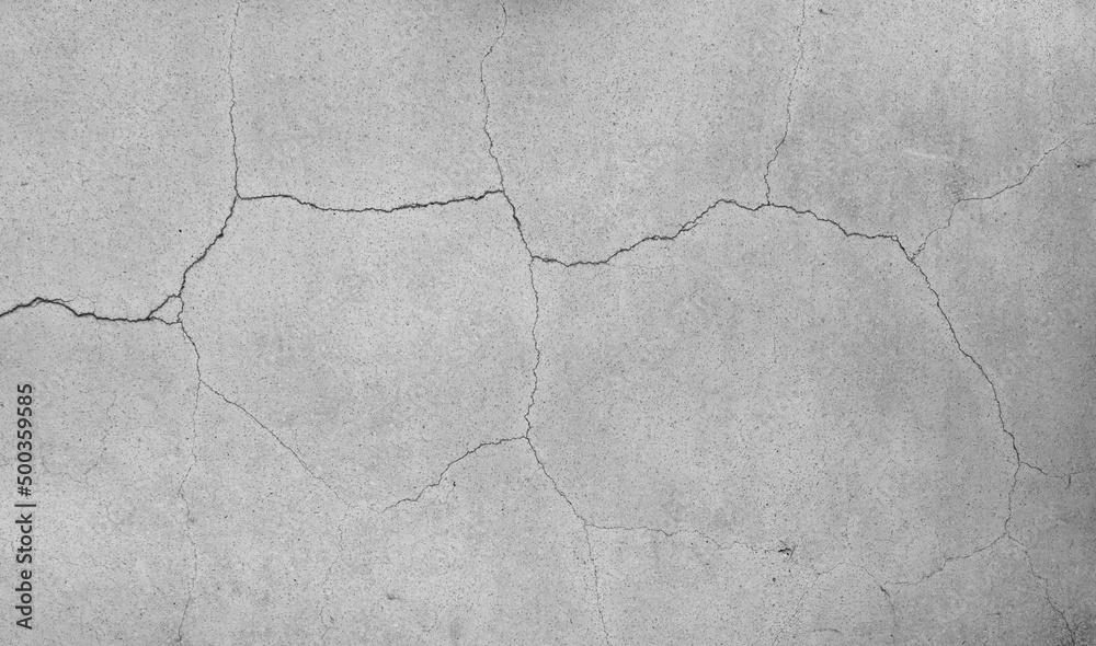 Wall mural crack stone wall texture background