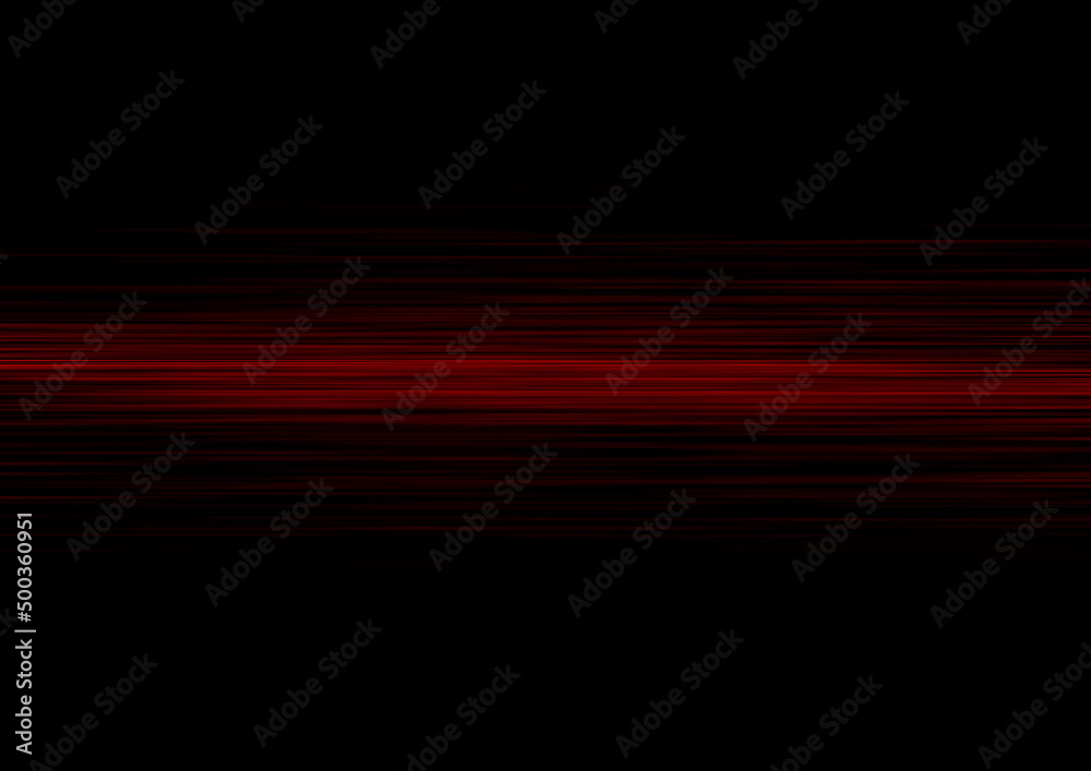 Wall mural abstract background with lines, red line fast movement.