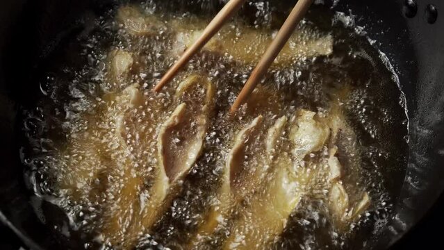 Old-fashioned family fast food dry fried small yellow croaker