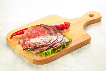 Dried pork neck meat snack