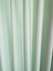 Obraz premium 緑のカーテンのドレープ