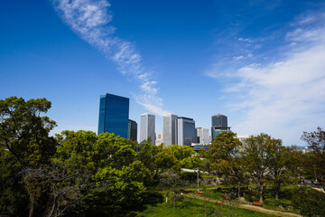 Obraz premium downtown city